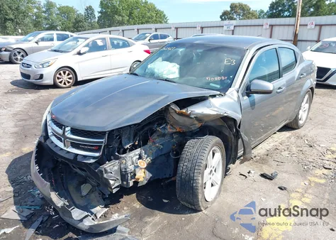 2013 Dodge Avenger Sxt из США, поврежденный, VIN 1C3CDZCB9DN708084